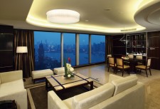 Luxury Grand Kempinski Hotel Shanghai | Presidential Suite Living Room 3